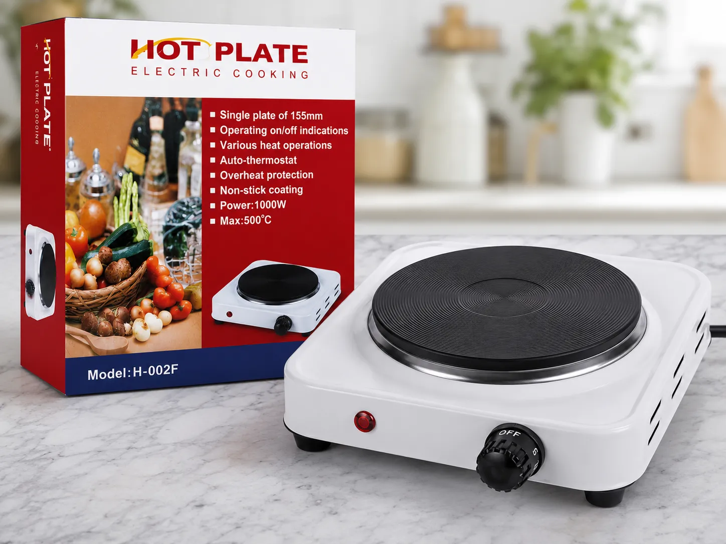 اجاق برقی تک شعله Hot Plate مدل H-002F