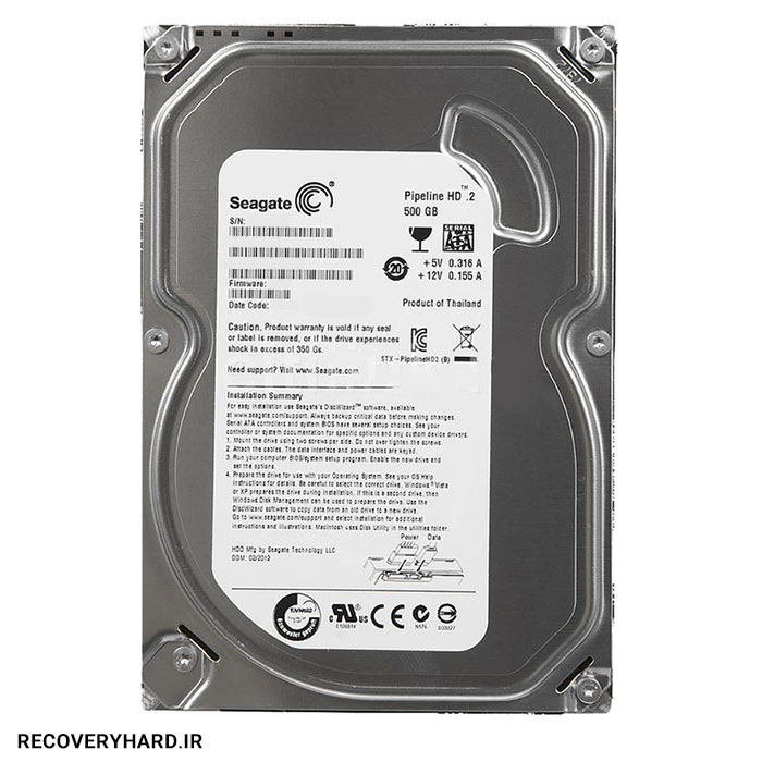 هارد دیسک اینترنال 3.5 اینچ SATA سیگیت ظرفیت 500 گیگابایت