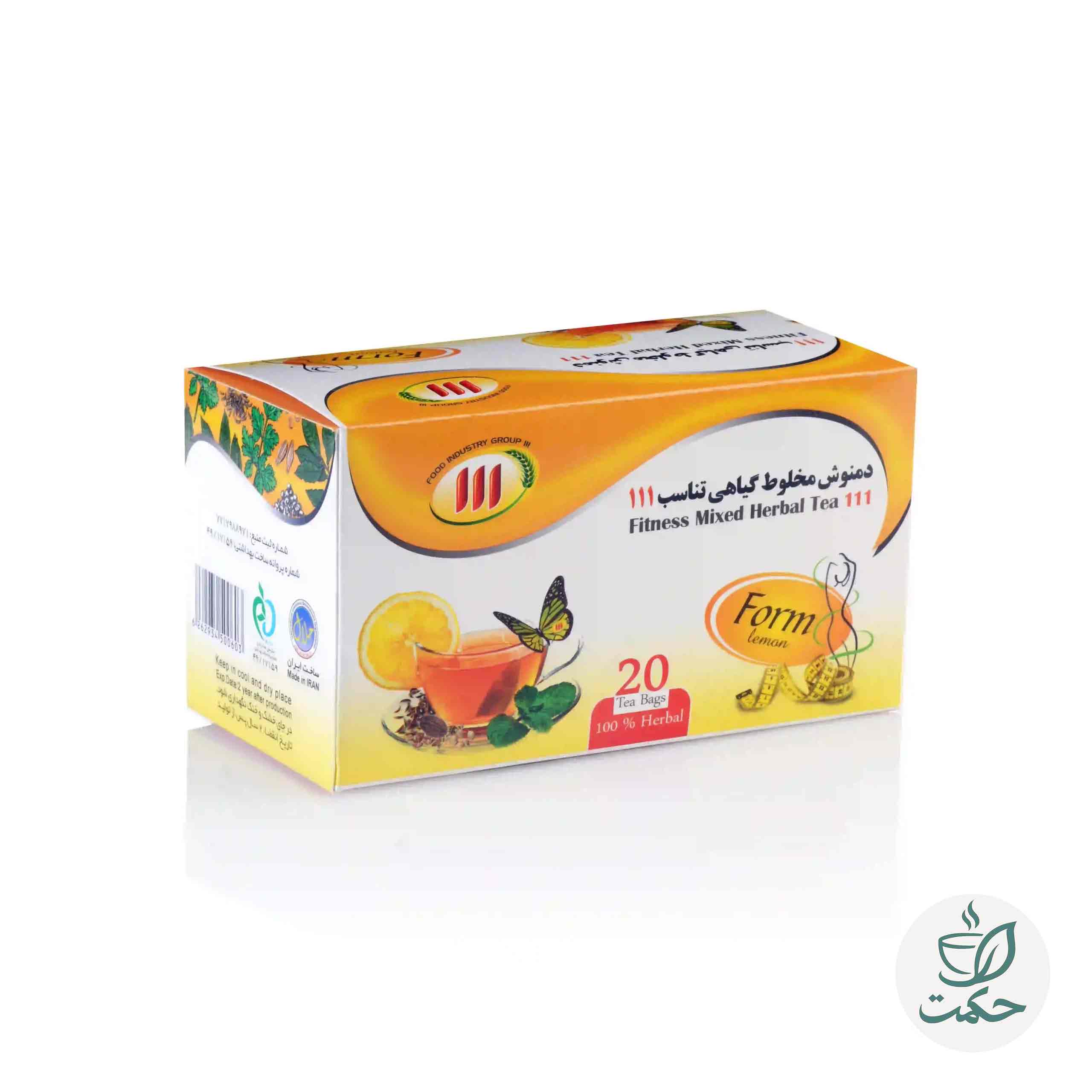 دمنوش مخلوط گیاهی تناسب 111
