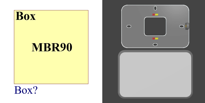 فوت پرینت 3بعدی باکس MBR90