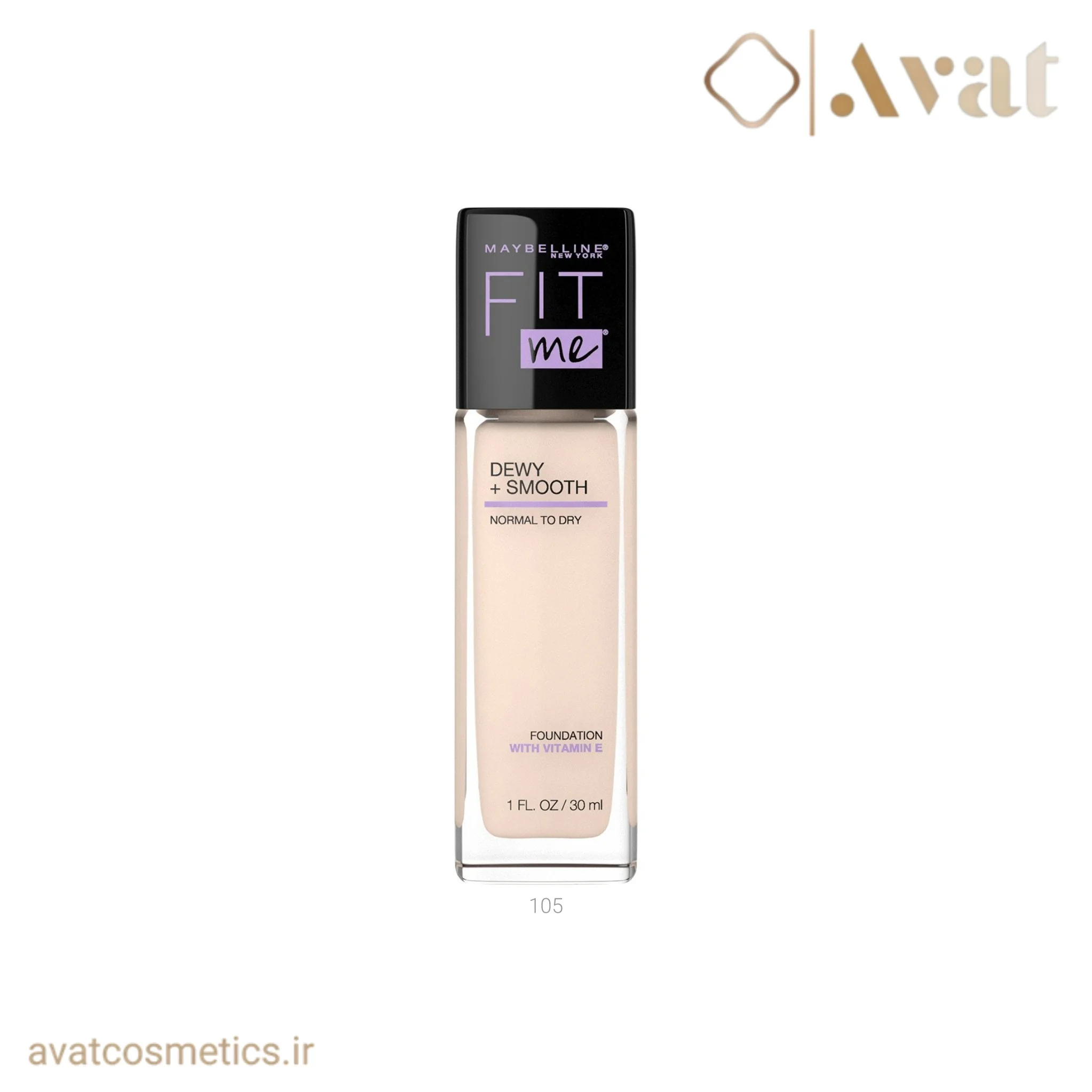 کرم‌ پودر درخشان فیت می میبلین | MAYBELLINE Fit Me Foundation
