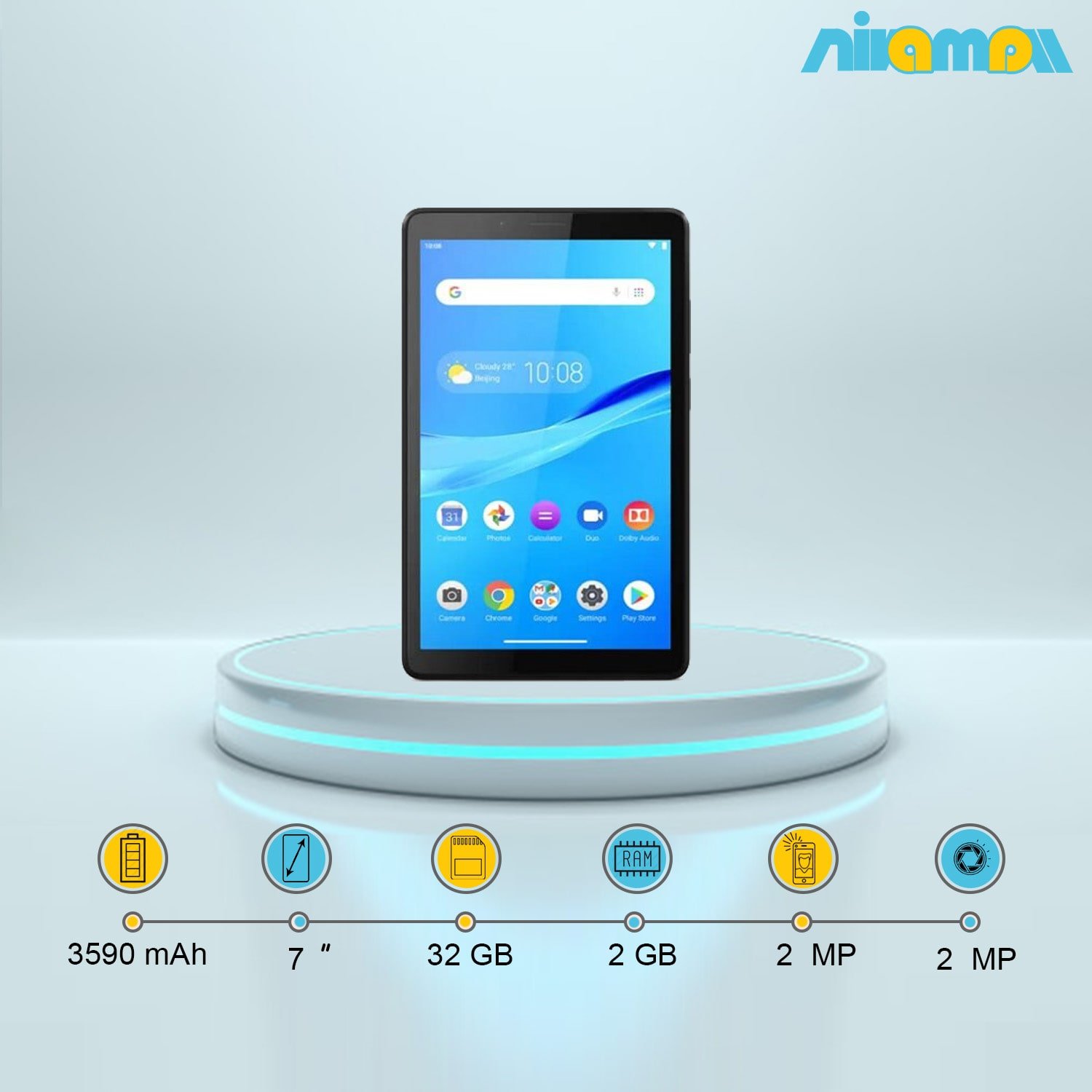 تبلت لنوو مدل TAB M7 ظرفیت 16 گیگابایت