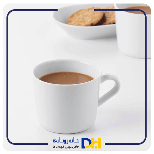 فنجان چینی سفید ایکیا