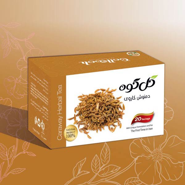دمنوش گیاهی کاروی ( زیره ) گل کوه ( ۲۰ عددی )