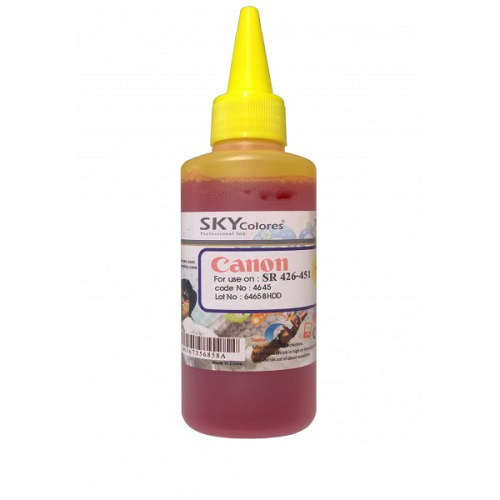 جوهر 100ml اسکای زرد کانن Sky 100ml ink yellow Canon