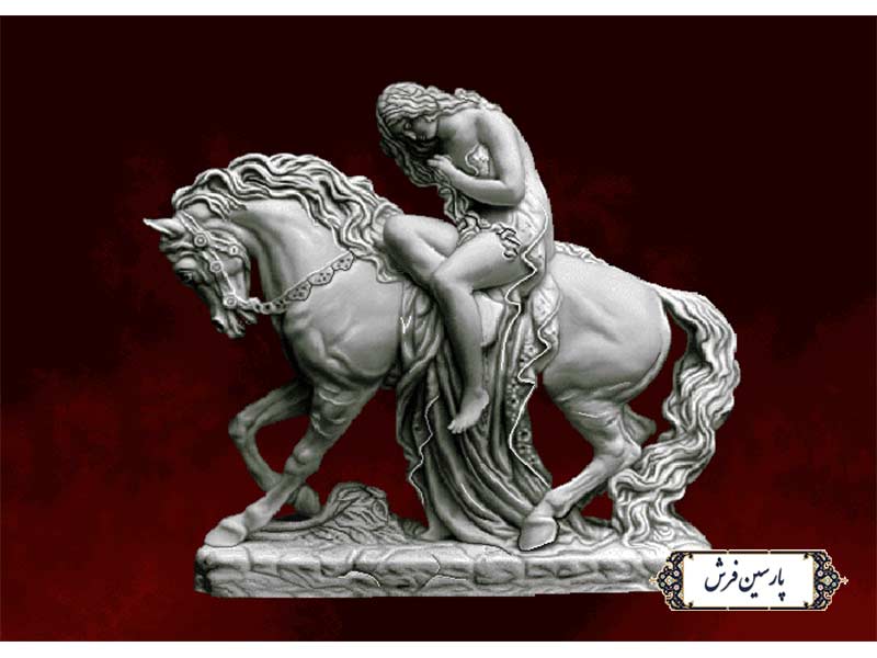 نخ و نقشه تابلو فرش طرح تندیس لیدی - کد NT4249