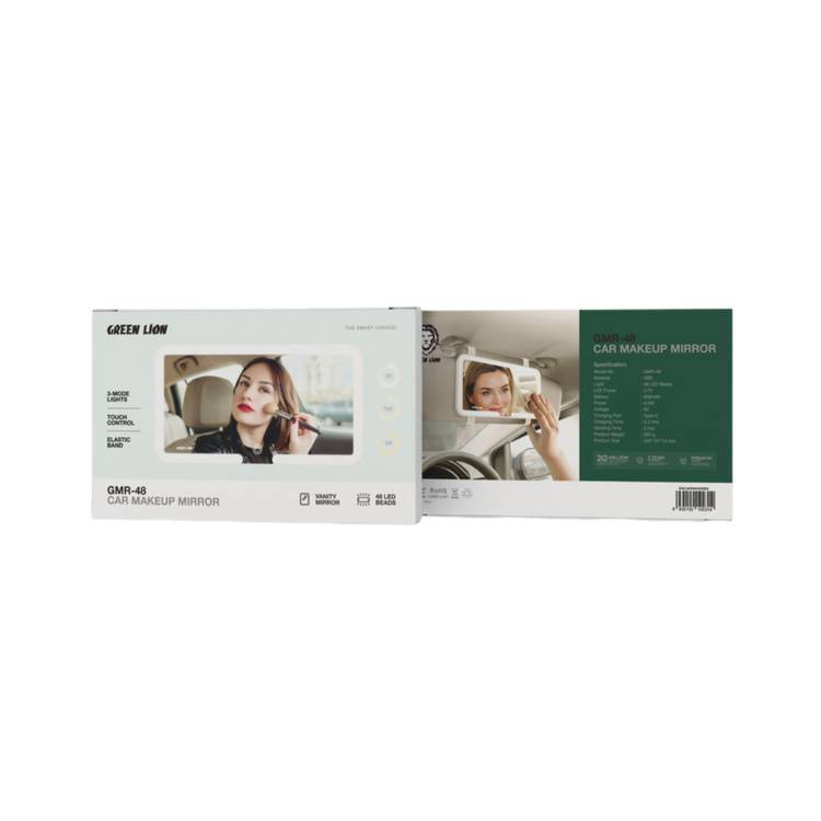 آینه چراغ دار ماشین گرین لاین Green Lion Car Makeup Mirror