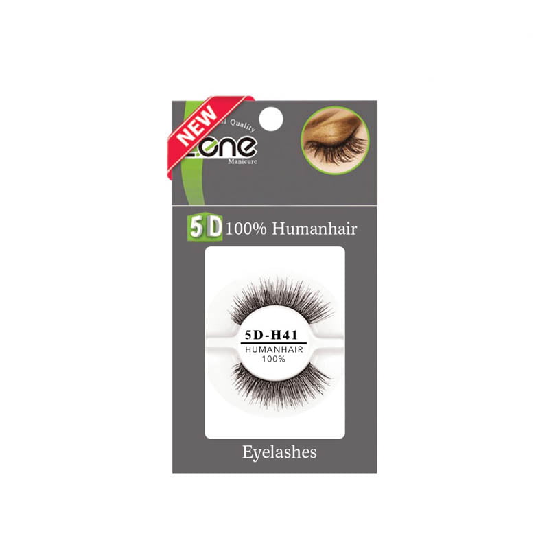 مژه جفتی Z-409) HUMAN HAIR 5D) کد H41