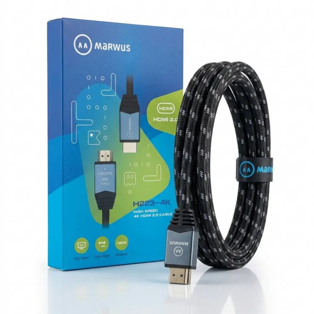 کابل HDMI مارووس (MARWUS) مدل H223-4K طول 1.5 متر