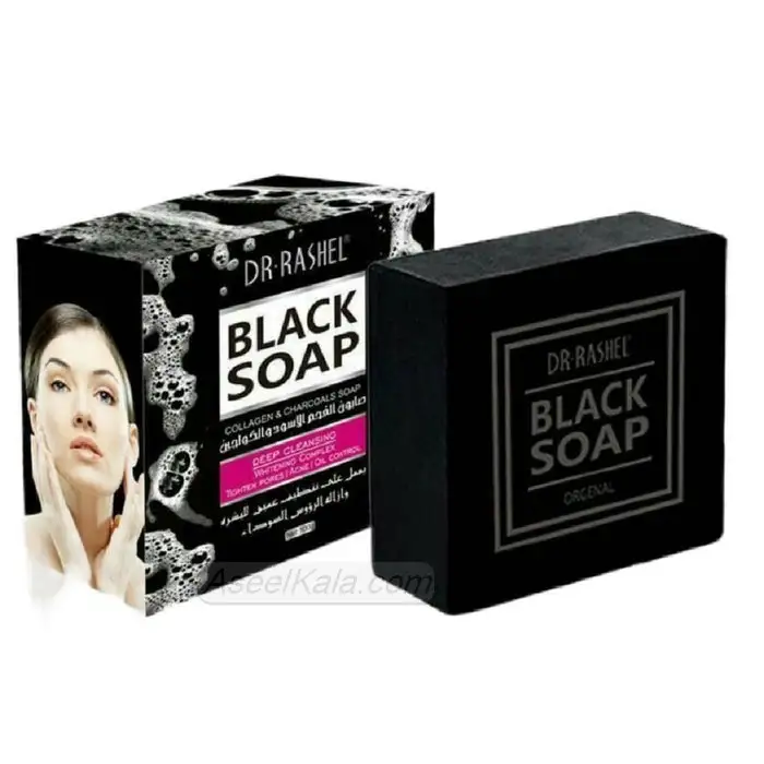 صابون دکتر راشل مدل Black وزن 100 گرم – Dr.Rashel