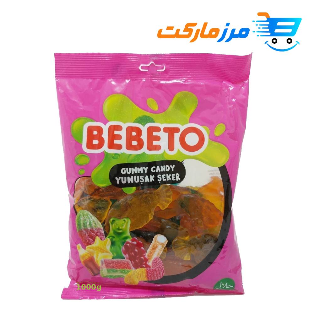 پاستیل ببتو BEBETO مدل ماهی بزرگ 1کیلوگرمی