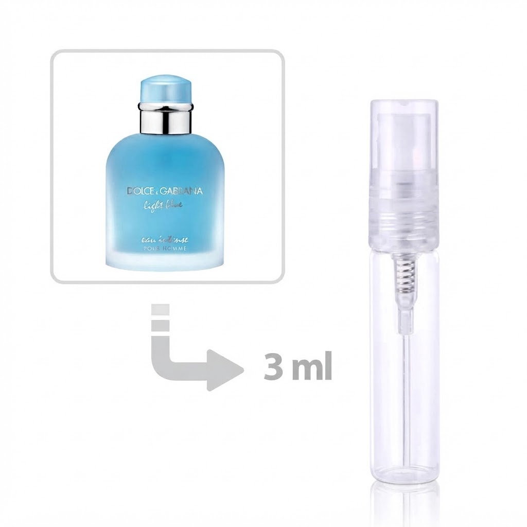 عطر ادکلن دولچه گابانا لایت بلو او اینتنس پور هوم | Light Blue Eau Intense Pour Homme - 3 میل