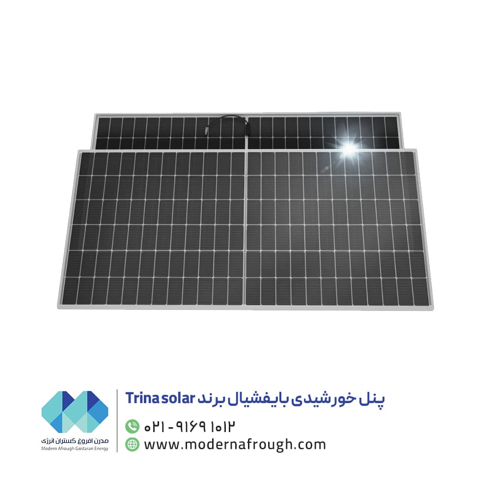 پنل خورشیدی 725 وات بایفشیال مدل N-TYPE-TOP CON برند TRINA SOLAR