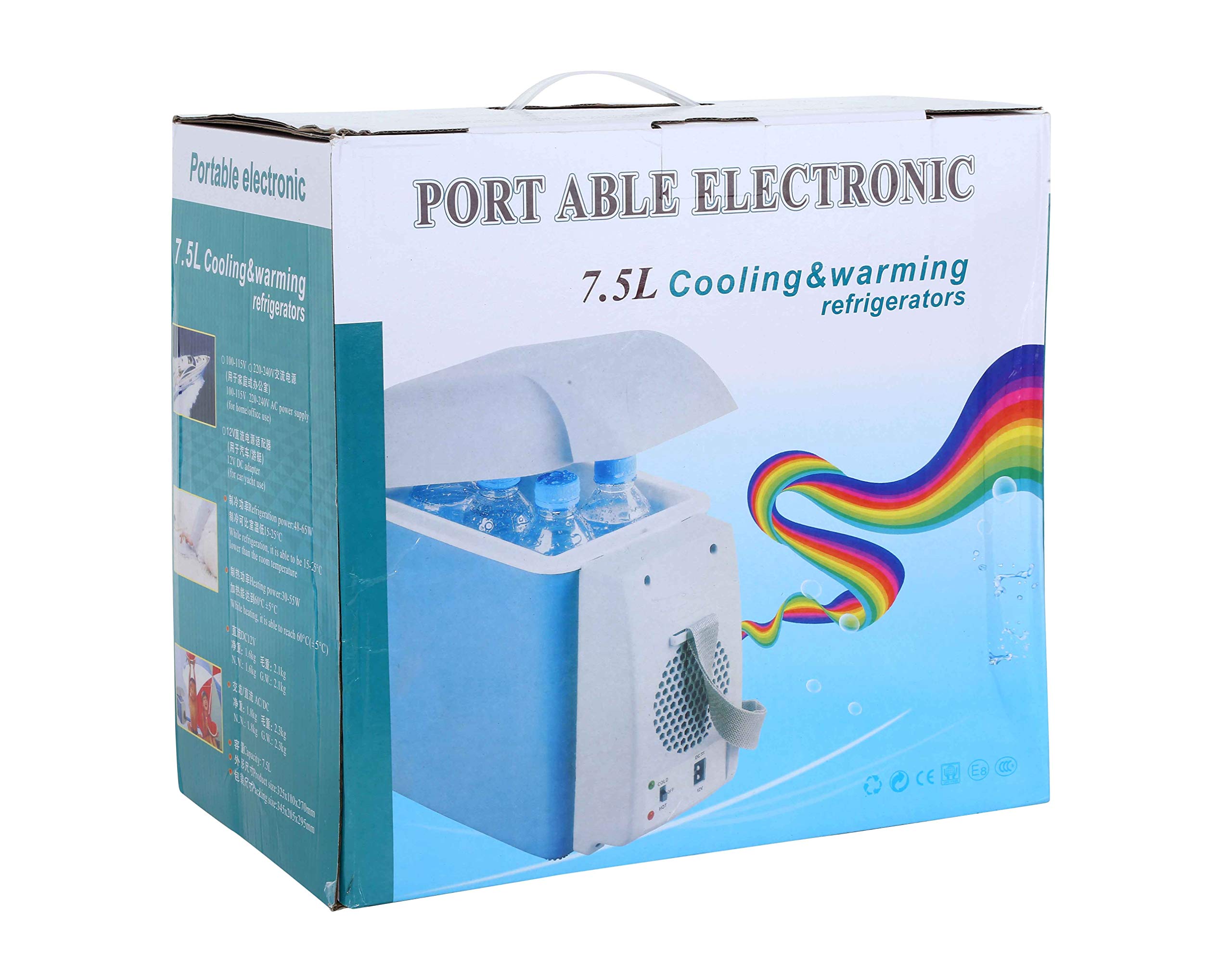 یخچال گرم و سرد ماشین portable electronic refrigerator حجم ۷/۵ لیتری