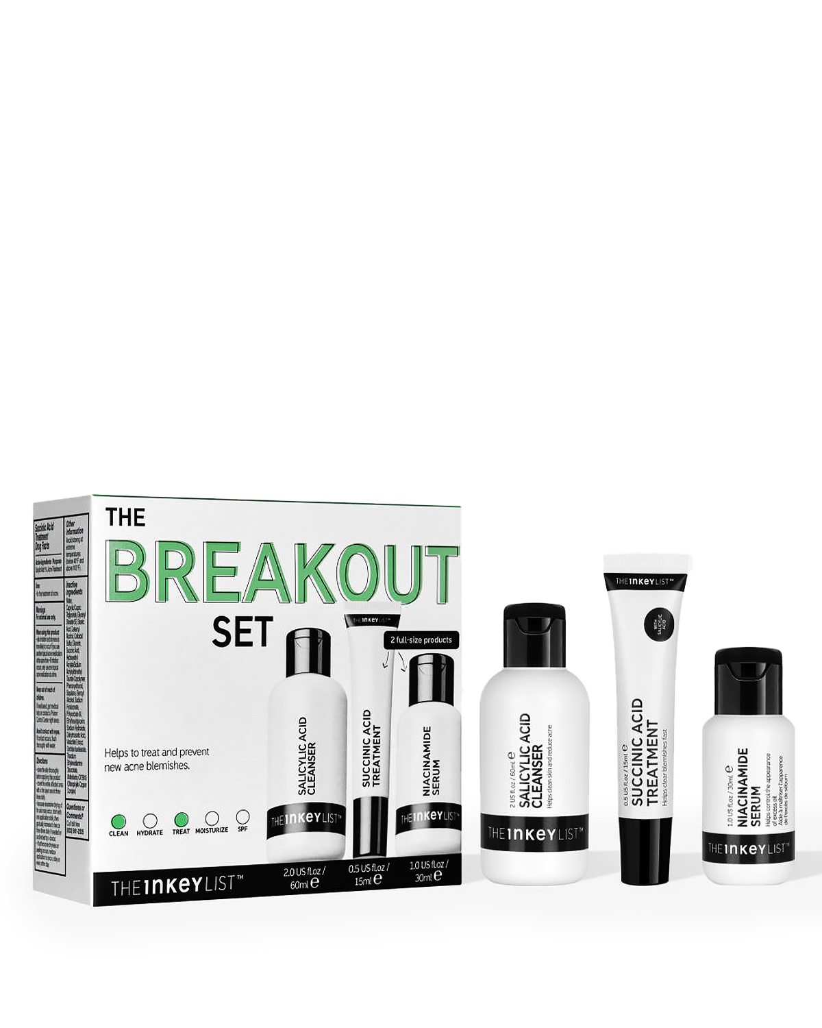 ست مراقبت پوستی ضدجوش Breakout اینکی لیست