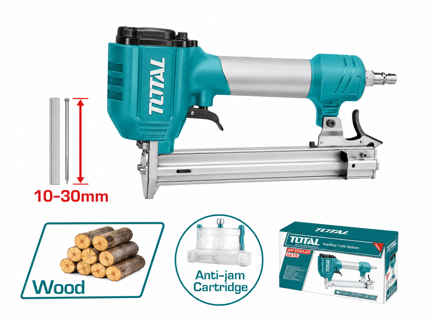 میخکوب بادی 1/8 اینچ توتال مدل TAT83301