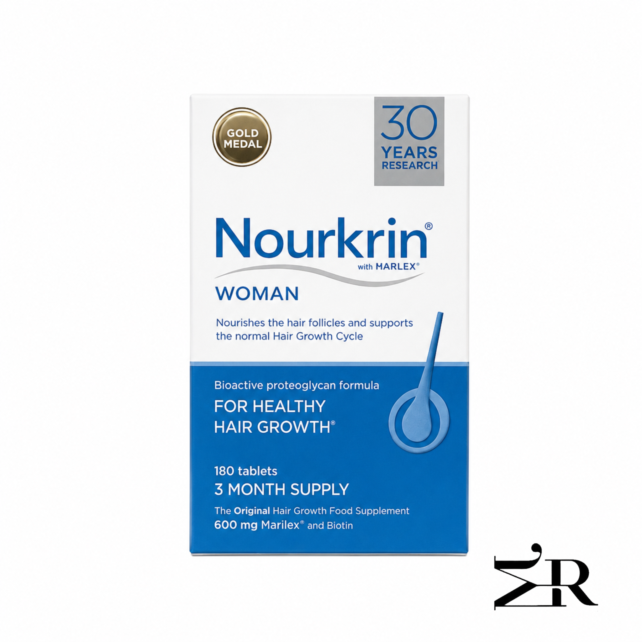 قرص تقویت مو نورکرین بانوان 180 عددی | Nourkrin Woman