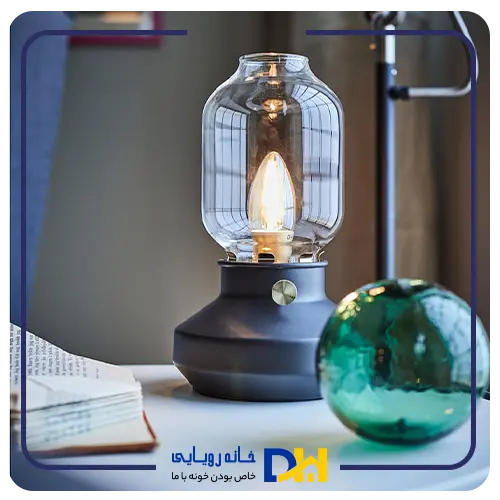 آباژور طرح فانوس مشکی ایکیا TÄRNABY