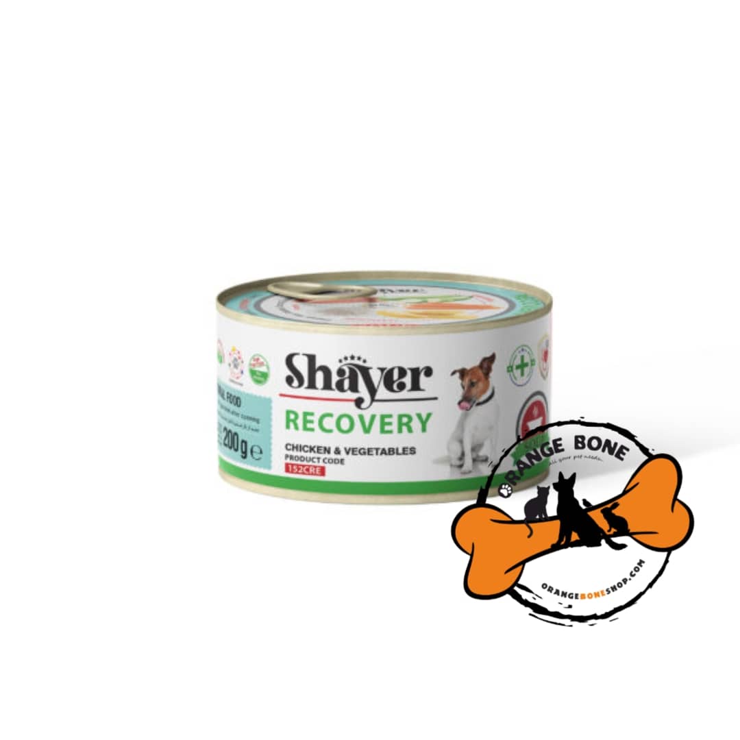کنسرو سوپ ریکاوری با طعم مرغ و سبزیجات سگ شایر (200 گرم)
