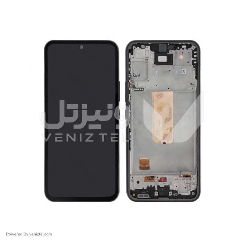 تاچ و ال سی دی اصلی شرکتی با فریم سامسونگ (Service Pack) مدل LCD Samsung A54 / A546