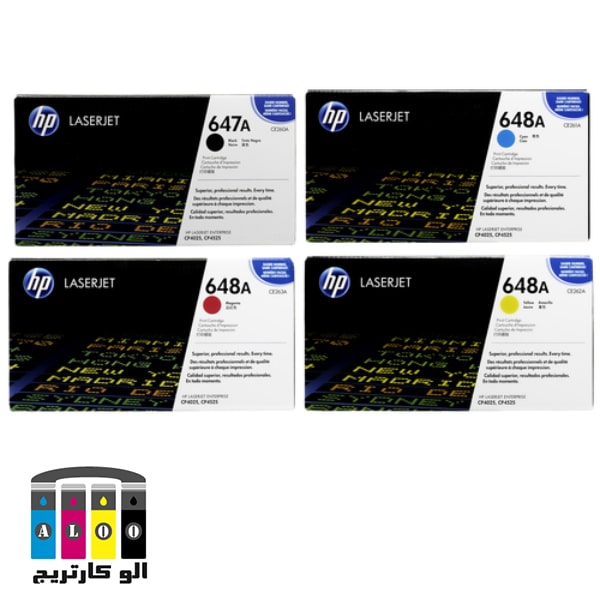 ست کارتریج 647A-648A اچ پی چهار رنگ