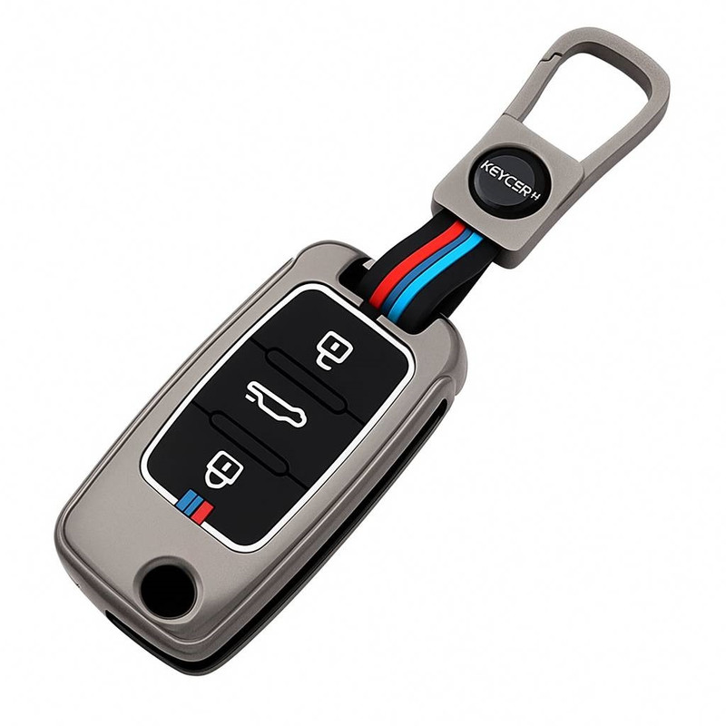 قاب ریموت و جاسوئیچی فلزی خودرو چیکال مدل P-474 مناسب برای چانگان CS35 و FMC 511