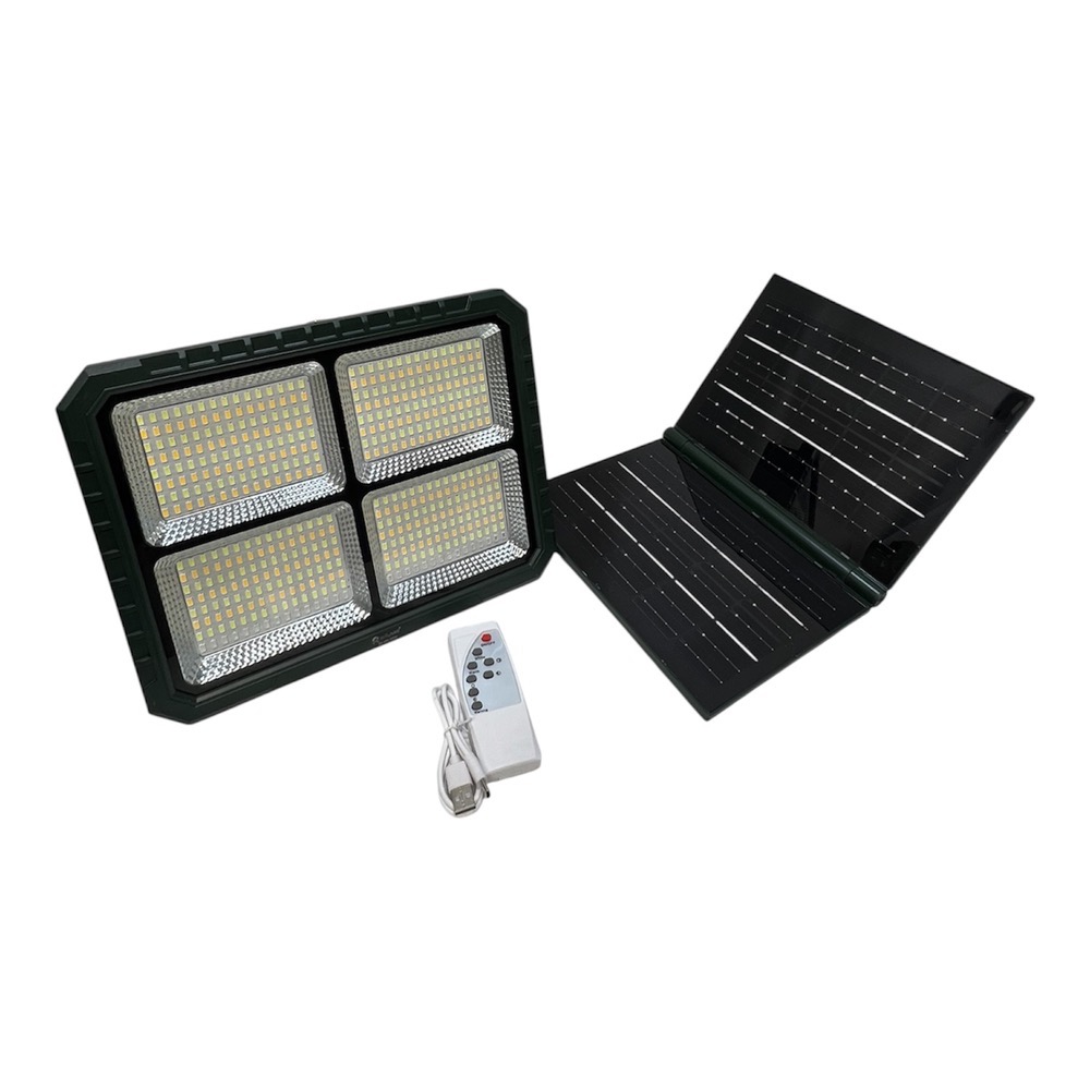 پروژکتور خورشیدی ۲۰۰ وات مدل RL-930؛ نورافکن قدرتمند با پنل مجزا و ریموت کنترل