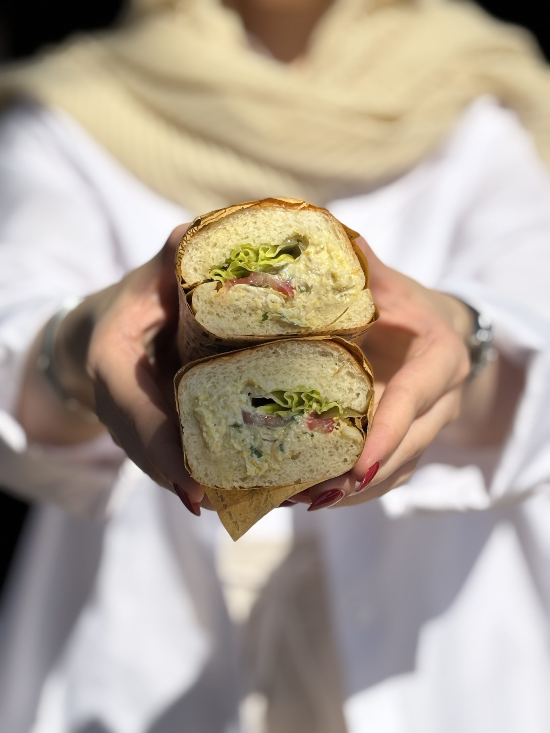 ساندویچ الویه مرغ