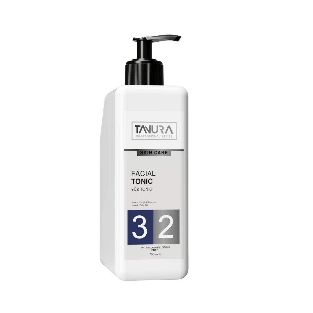 تونر عصاره آلوئه ورای پوست های میکس و چرب تنورا Facial tonic for mix / Oily skin 750 ml