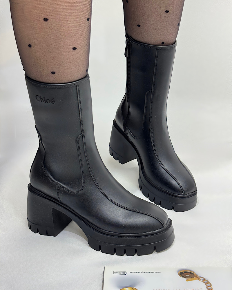 کفش نیم بوت دخترانه chloe-کد 5039