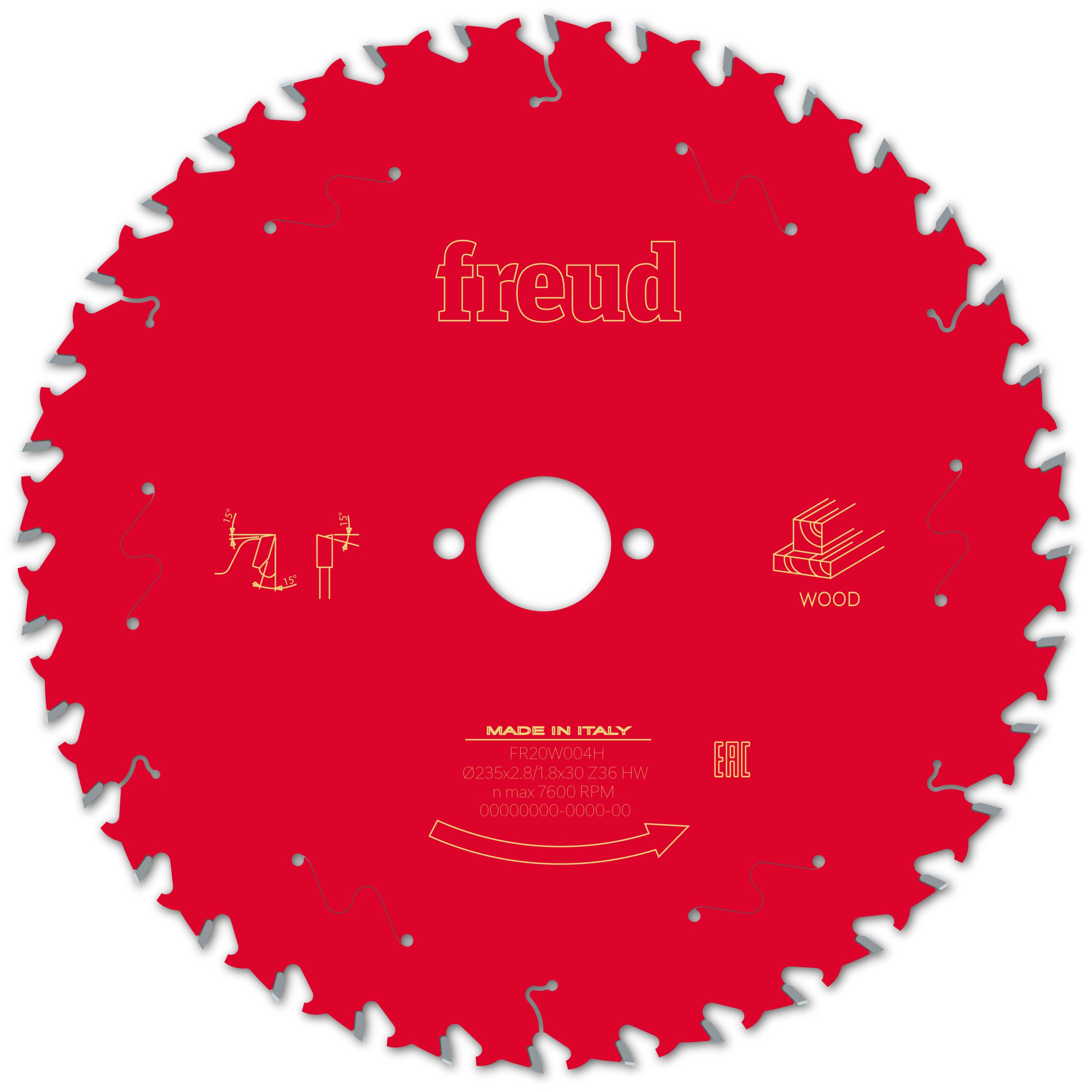اره الماسه 36د 30*2/8*235 پرتابل Wood فرود FR20W004H