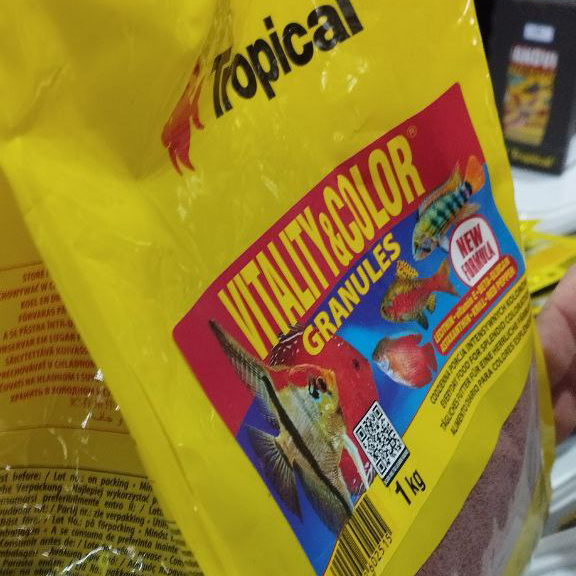 غذای گرانولی ویتالیتی کالر تروپیکال Tropical Vitality & Color Granulat (بسته بندی باصرفه)