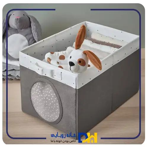 باکس طوسی توری دار ایکیا LEN
