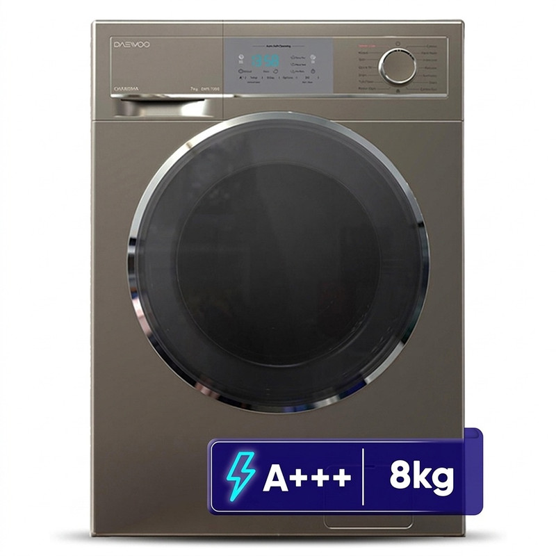 ماشین لباسشویی 8 کیلوگرم اتوماتیک دوو مدل LM-830S - نقره ای