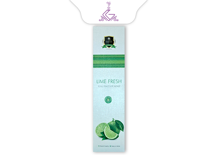 عود شاخه ای دست ساز لیمو تازه lime fresh برند آلاکیک ALAUKIK