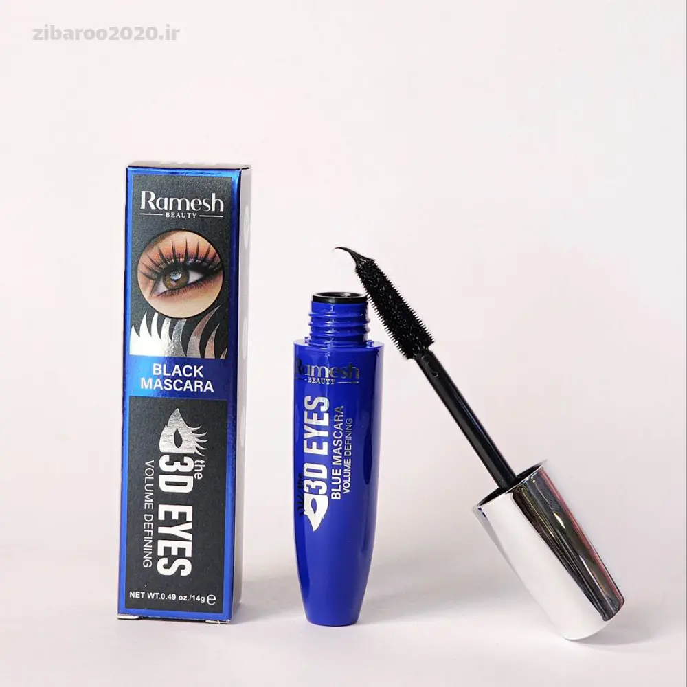ریمل فرچه ژله ای رامش Ramesh Ramesh 3D EYES Mascara Blue