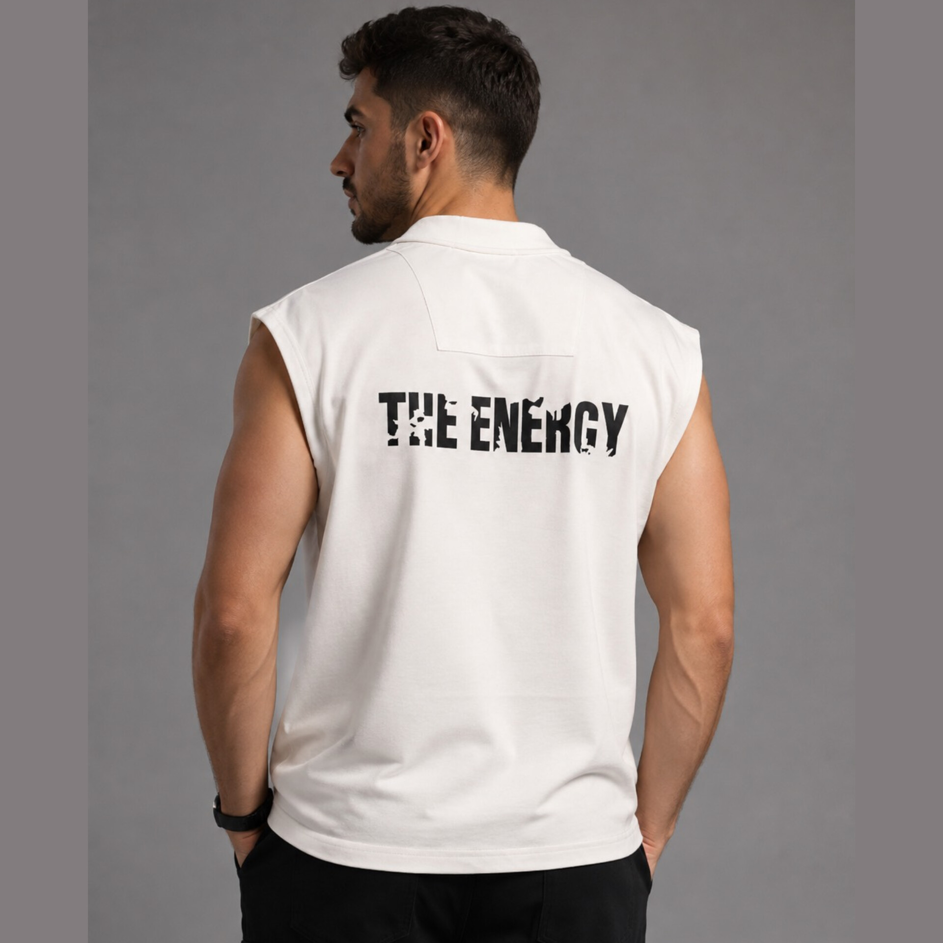 وست مردانه THE ENERGY|بوتیک ماموت - سفید, XL