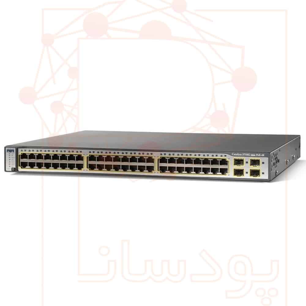 سوئیچ سیسکو WS-C3750G-48PS-S