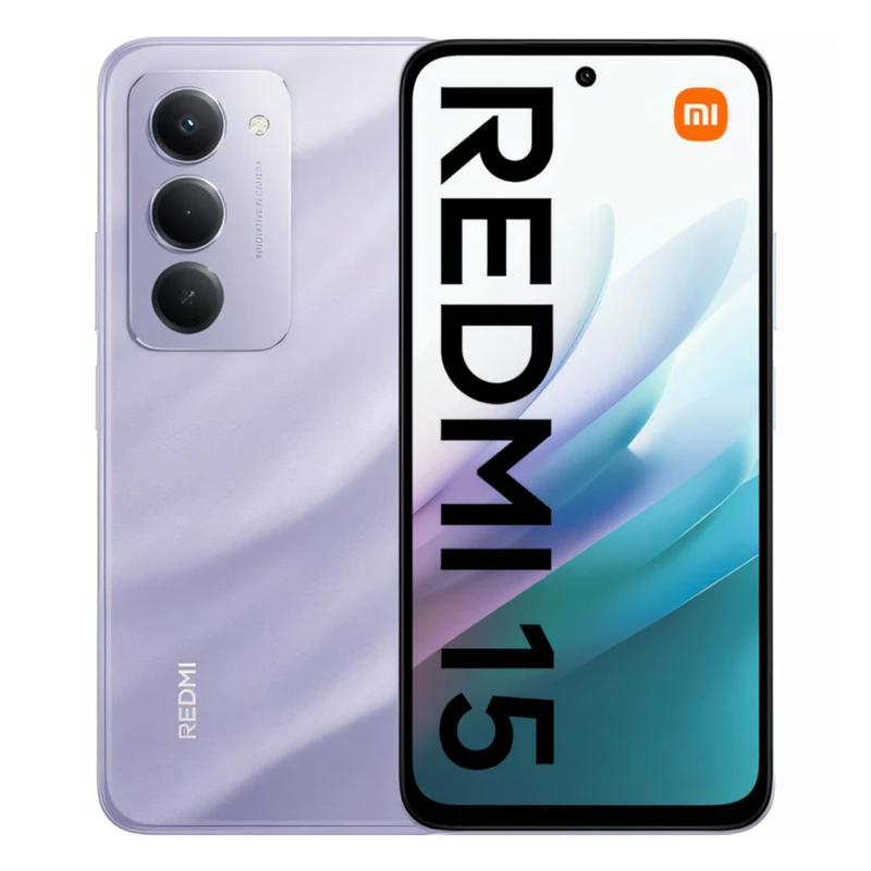 گوشی موبایل شیائومی مدل Redmi 15 4G دو سیم کارت ظرفیت 256 گیگابایت رم 8 گیگابایت رنگ بنفش
