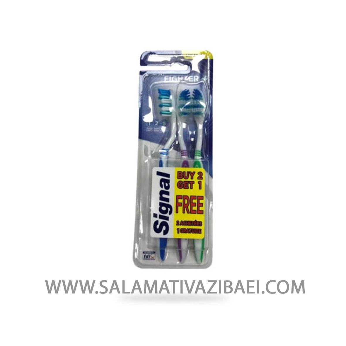 مسواک Signal مدل 3 قلو +FIGHTER- مسواکSignal ساخت آمریکا