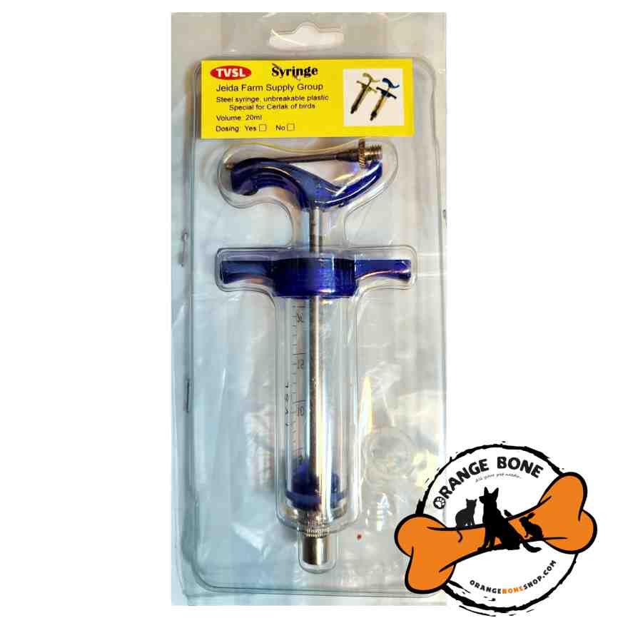 سرنگ سرلاک نشکن همراه با سر سرنگ فلزی (20ml)