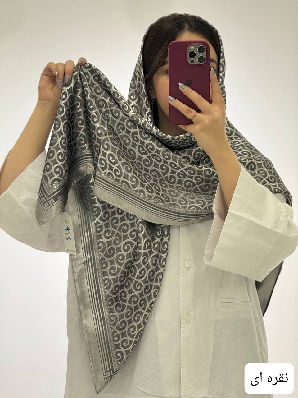 روسری ابریشم_کد124