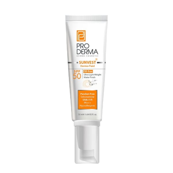 کرم ضد آفتاب spf50 فلوئیدی پرودرما