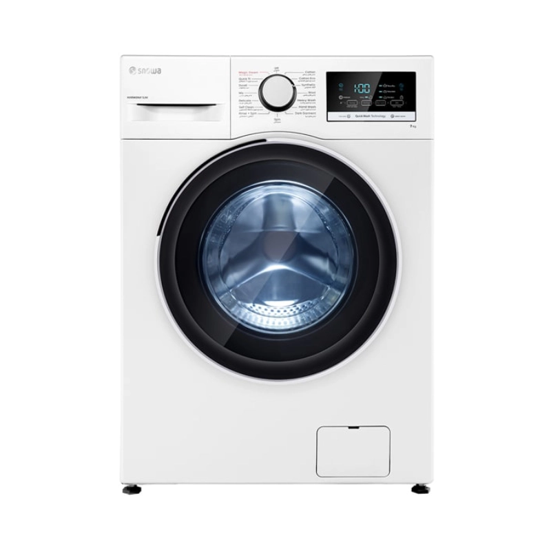 ماشین لباسشویی اسنوا مدل SWM-71W-S11 ظرفیت 7 کیلوگرم دارای بخارشو