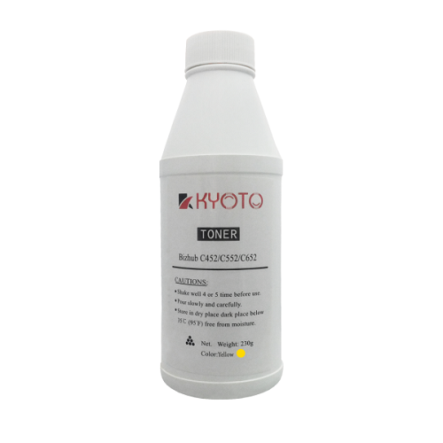 تونر شارژ زرد کیوتو C552 کونیکامینولتا refill konica minolta C552 Yellow