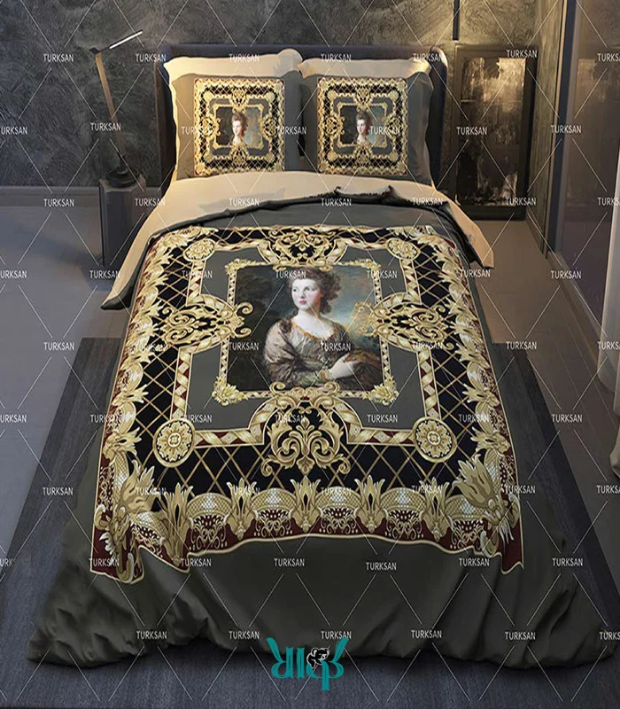 روتختی کرم طرح نقاشی دونفره کد d323
