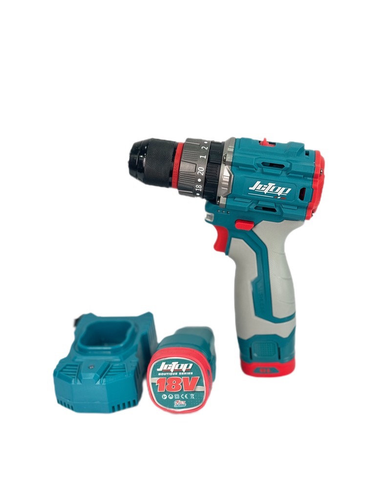 دریل پیچگوشتی شارژی 2 باتری جی سی تاپ مدل SX0601