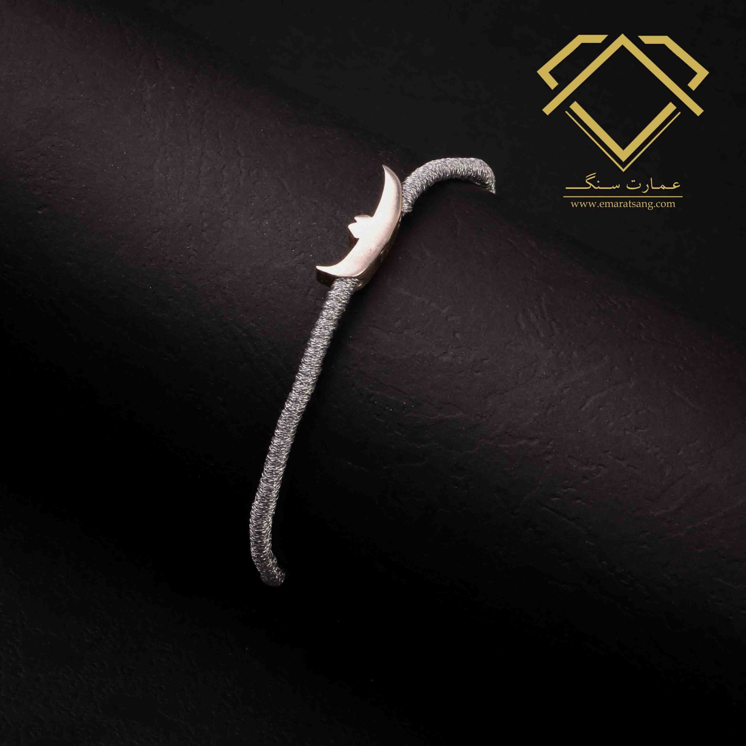 دستبند نقره حروف الفبا (حرف ت )