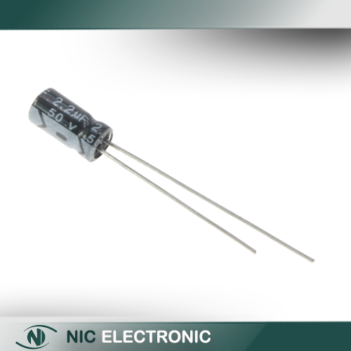 خازن الکترولیتی 2.2UF/50V-5X11-105C-BLACK