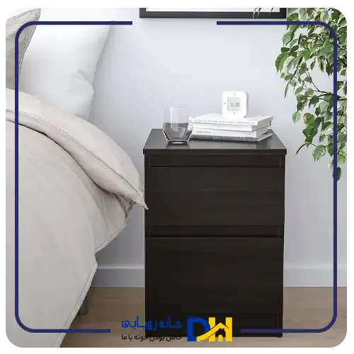 کمد کنارتختی ۲کشو ایکیا KULLEN